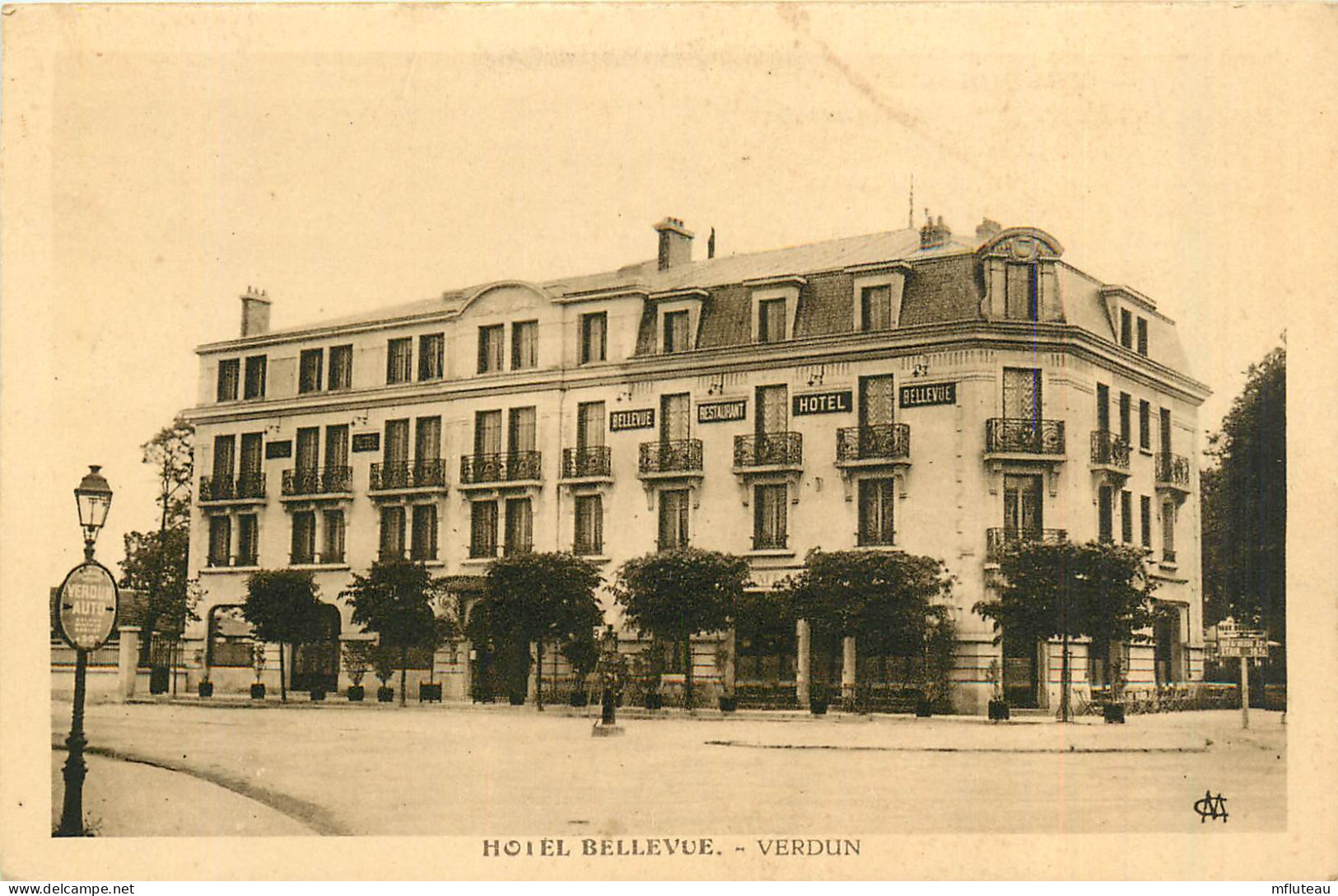 55* VERDUN   Hotel Bellevue           RL37.0774 - Verdun