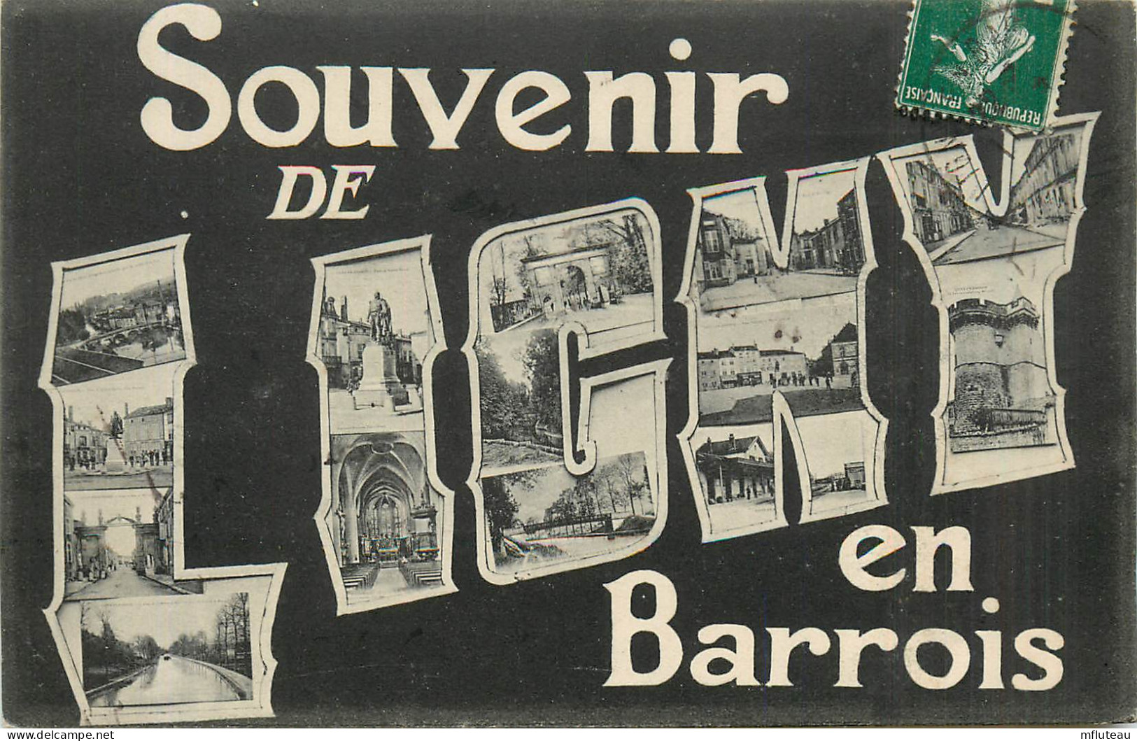 55* LIGNY EN BARROIS  « souvenir »  Multi-vues           RL37.0770 - Ligny En Barrois