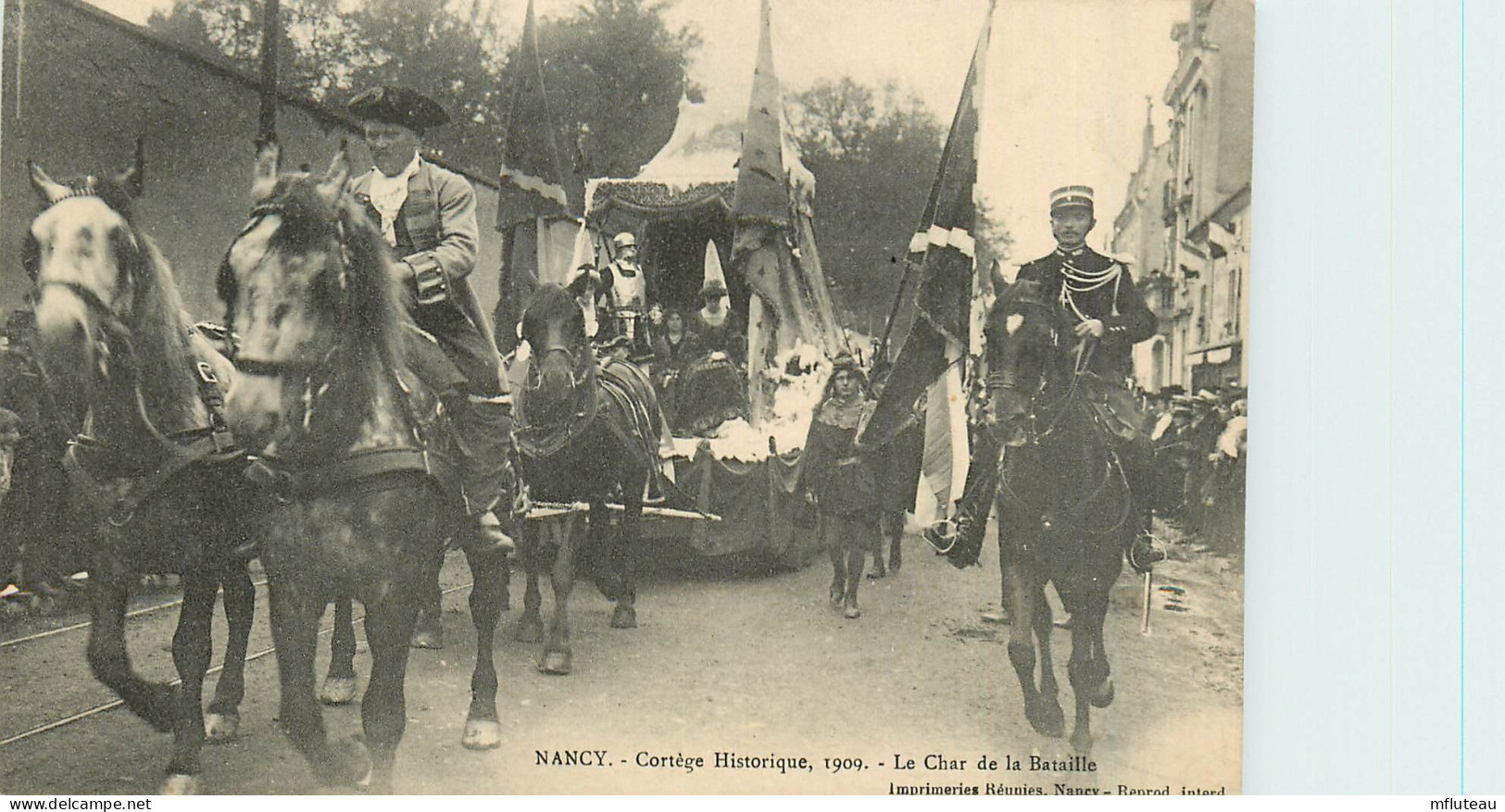 54* NANCY  Cortege Janne D Arc 1909 – Char De La Bataille   RL37.0735 - Nancy