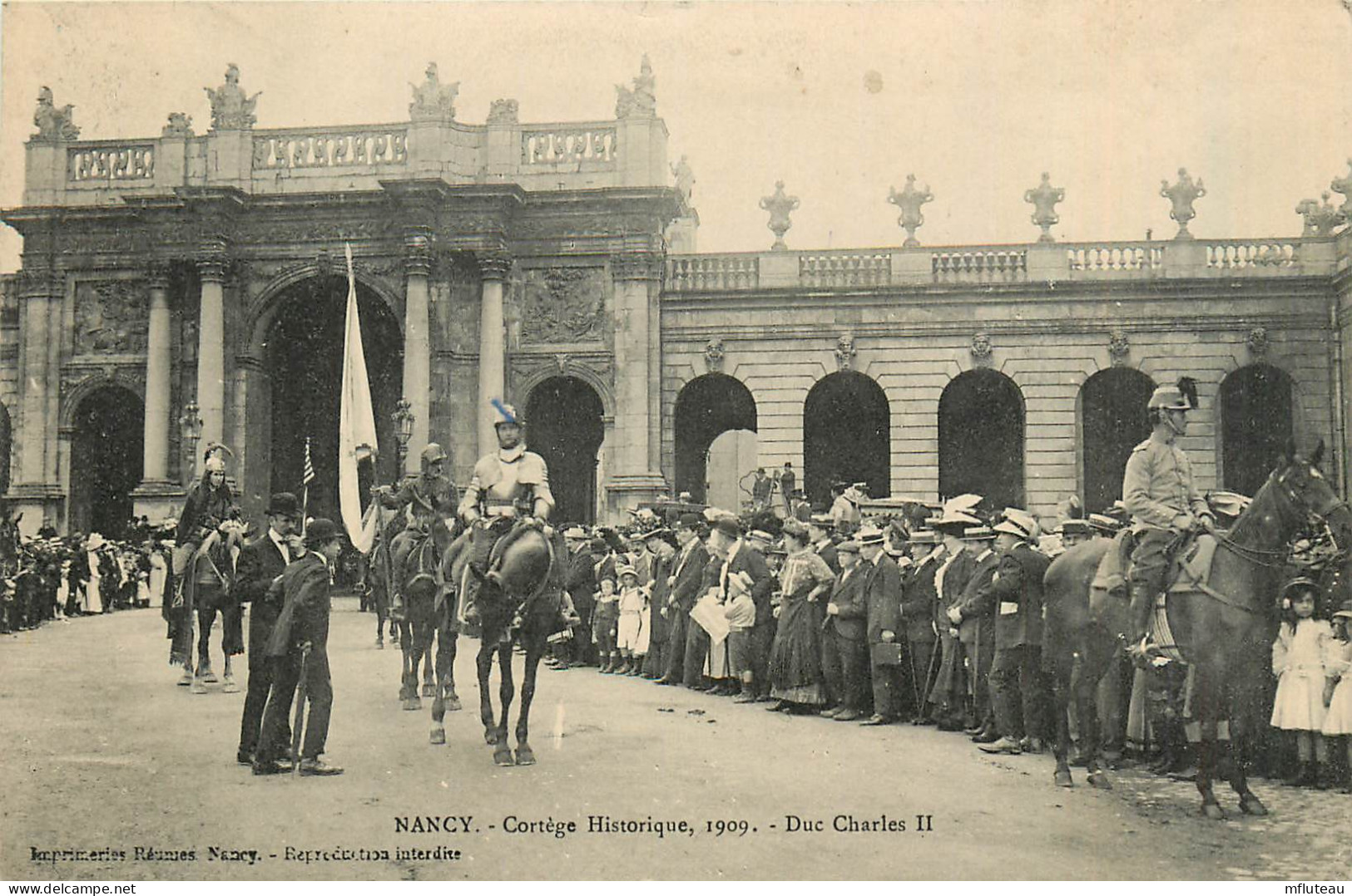 54* NANCY  Cortege Janne D Arc 1909 – Duc Charles II  RL37.0723 - Nancy