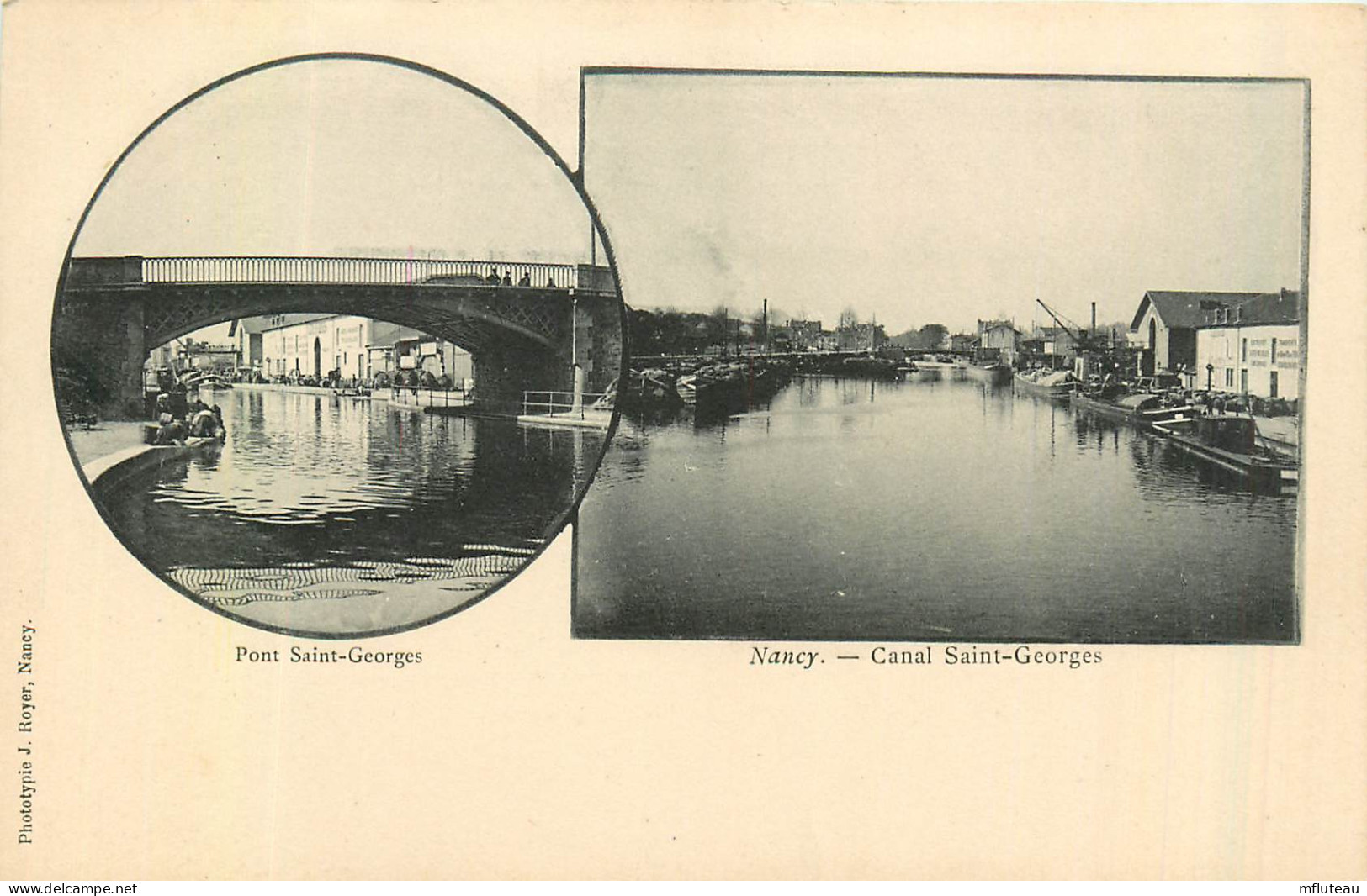 54* NANCY  Pont Et Canal St Georges          RL37.0651 - Nancy