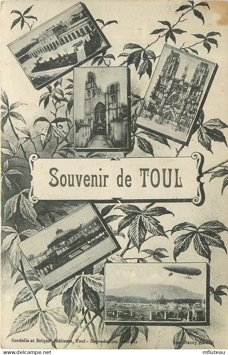 54* TOUL  « souvenir »  Multi-vues          RL37.0628 - Toul
