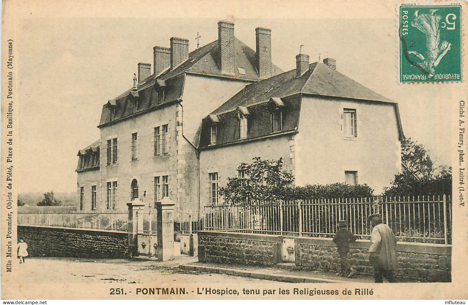 53* PONTMAIN  Hospice Tenu Par Religieuses De Rille          RL37.0600 - Pontmain