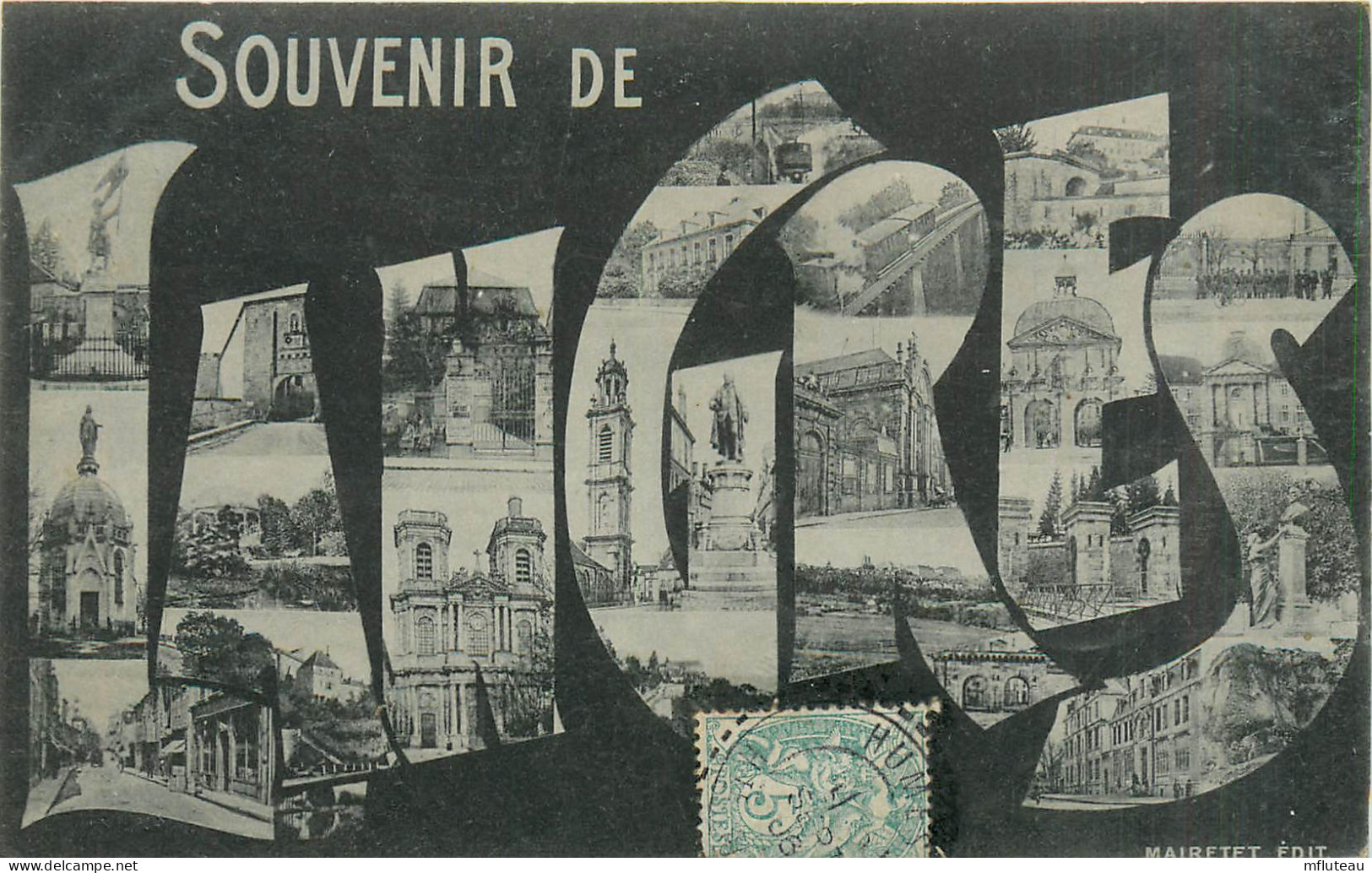 52* LANGRES  « souvenir  Multi-vues          RL37.0556 - Langres