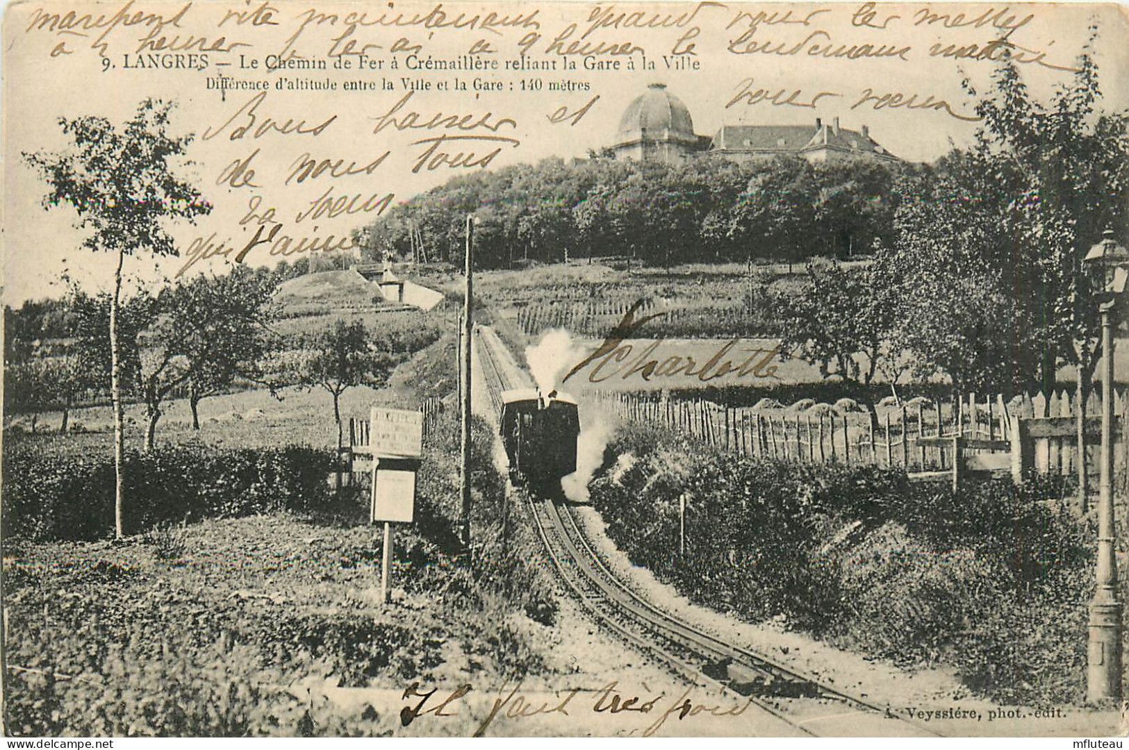 52* LANGRES Chemin De Fer A Cremailliere          RL37.0546 - Langres