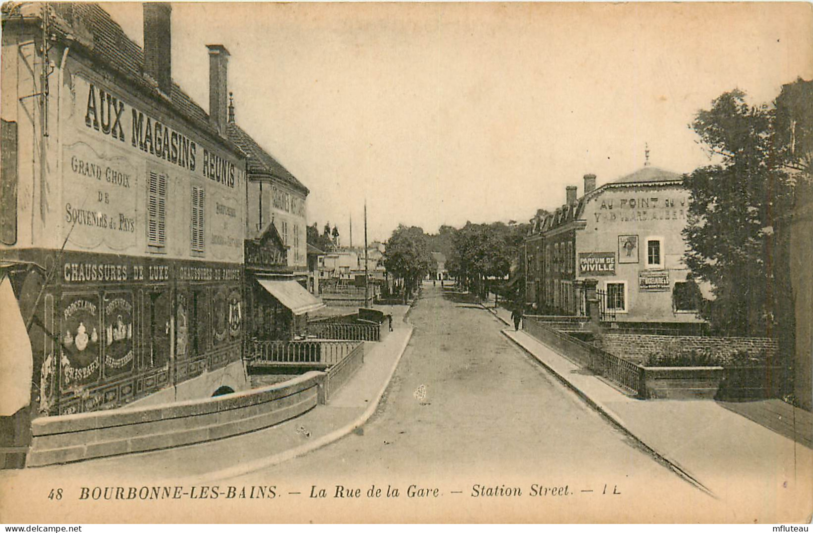 52* BOURBONNE LES BAINS  Le Rue De La Gare           RL37.0530 - Bourbonne Les Bains