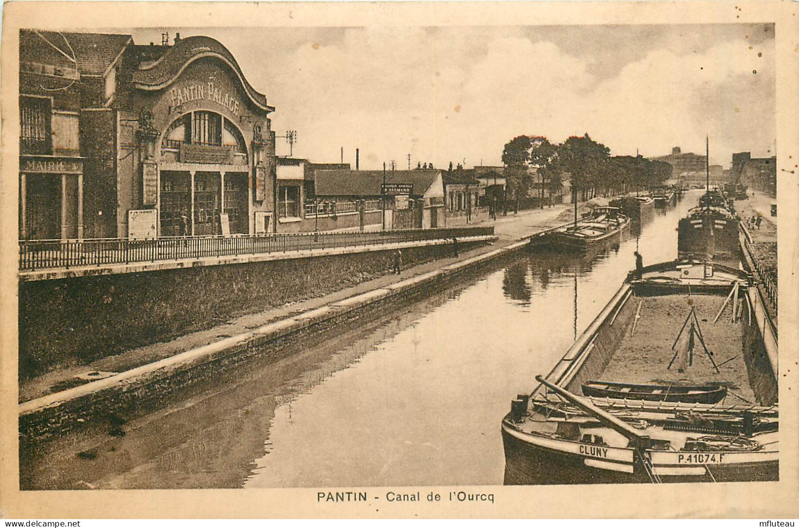 93* PANTIN  Canal De  L Ourcq    RL37.1293 - Pantin