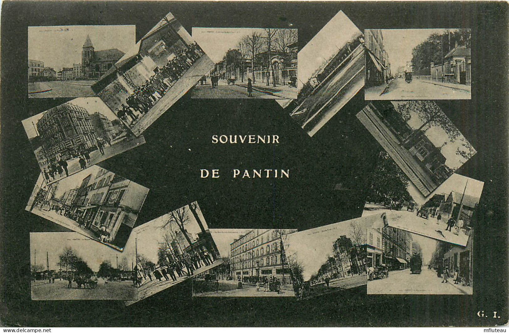 93* PANTIN « souvenir »  Multi-vues    RL37.1286 - Pantin