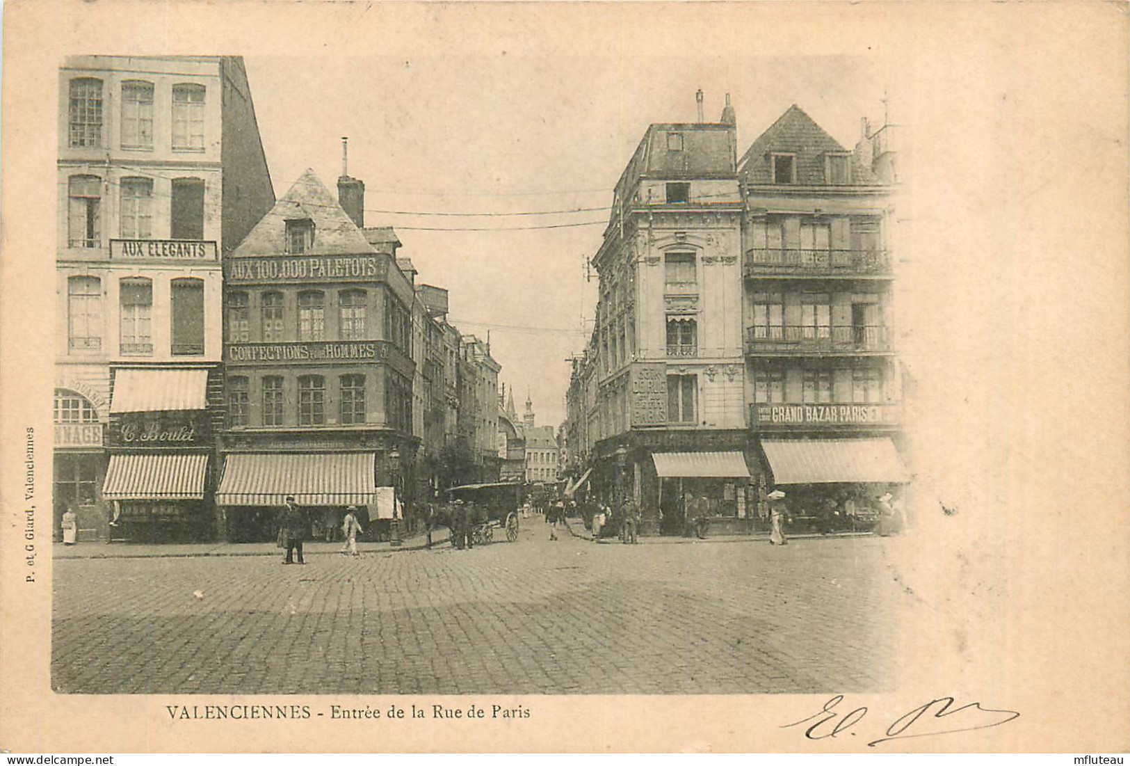 59* VALENCIENNES   Rue De Paris  RL37.1202 - Valenciennes