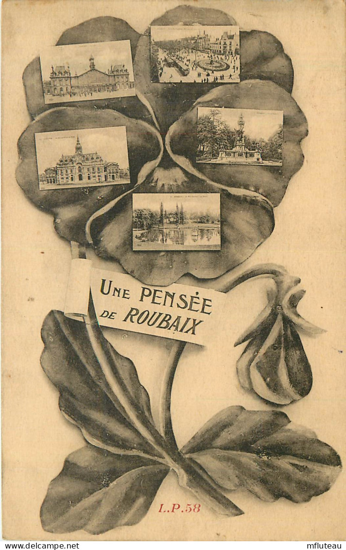 59* ROUBAIX  « une Pensee »  RL37.1187 - Roubaix
