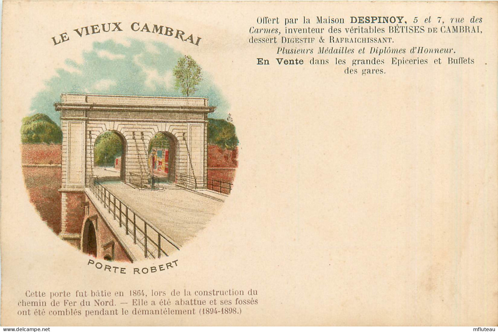 59* CAMBRAI  Porte Robert  RL37.1076 - Cambrai