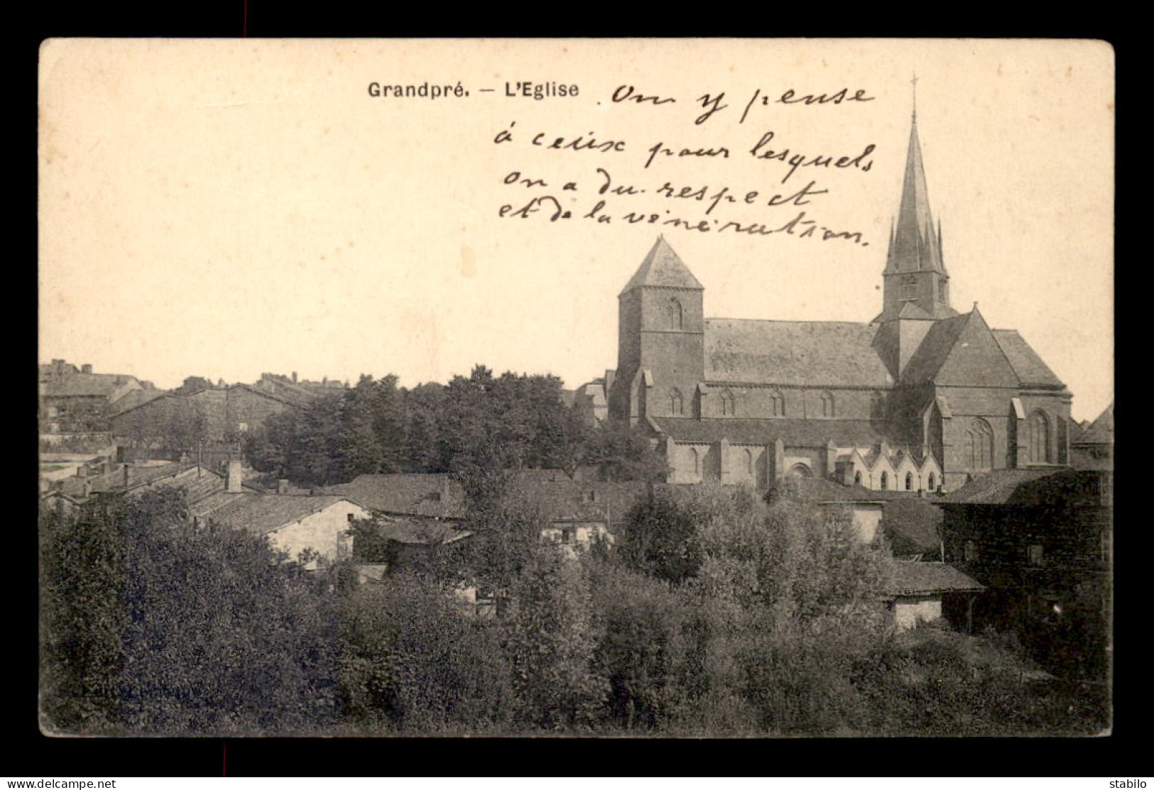 08 - GRANDPRE - L'EGLISE - Autres & Non Classés