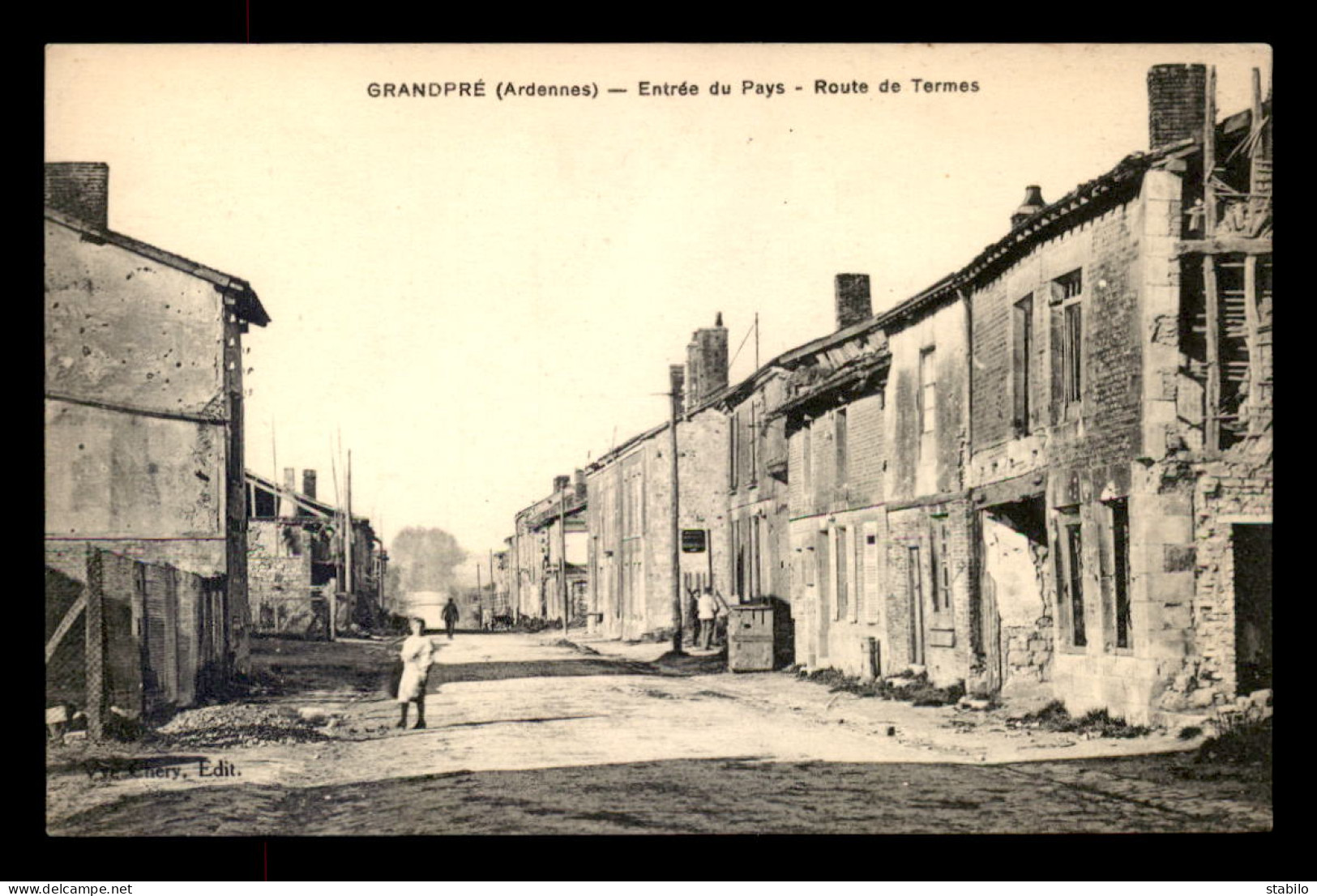 08 - GRANDPRE - ENTREE DU PAYS - ROUTE DE TERMES - Autres & Non Classés