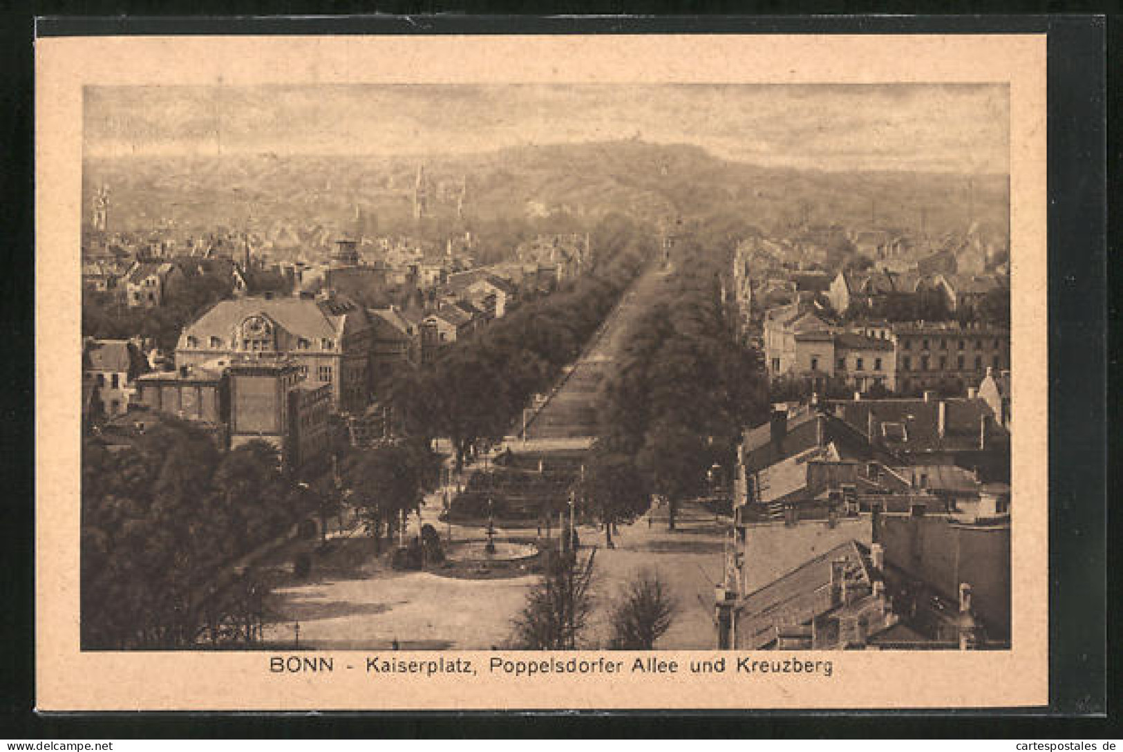 AK Bonn, Kaiserplatz, Poppelsdorfer Allee Und Kreuzberg  - Bonn