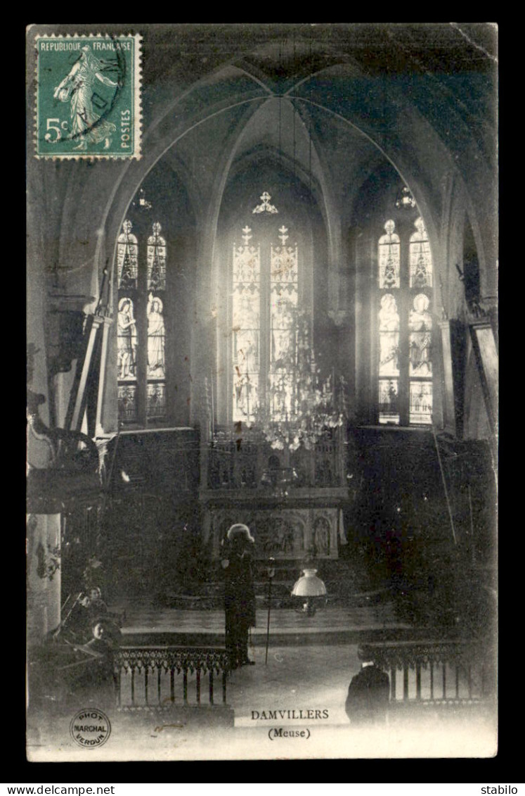 55 - DAMVILLERS - INTERIEUR DE L'EGLISE - EDITEUR MARCHAL - Damvillers