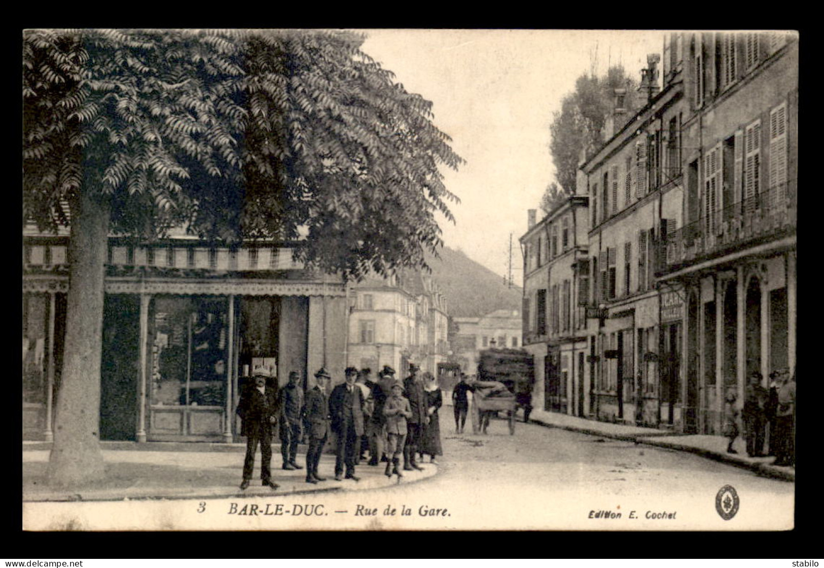 55 - BAR-LE-DUC - RUE DE LA GARE - EDITEUR E. COCHET - Bar Le Duc