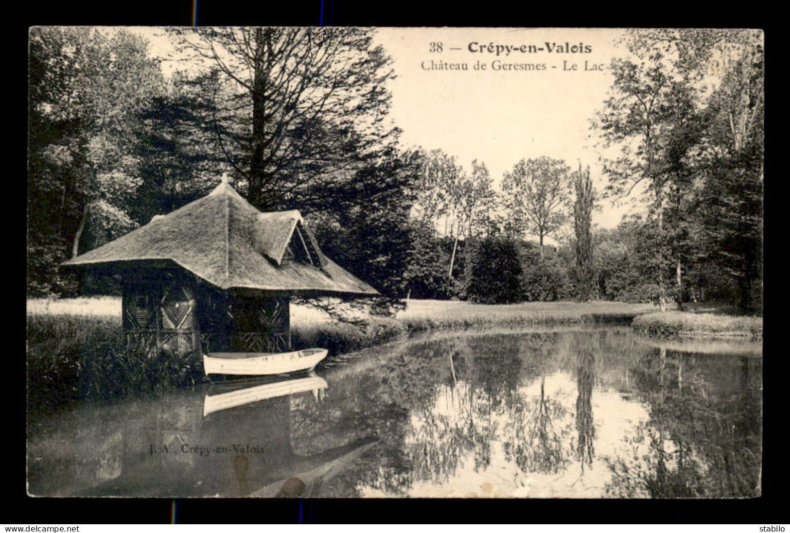60 - CREPY-EN-VALOIS - CHATEAU DE GERESMES - LE LAC - Crepy En Valois