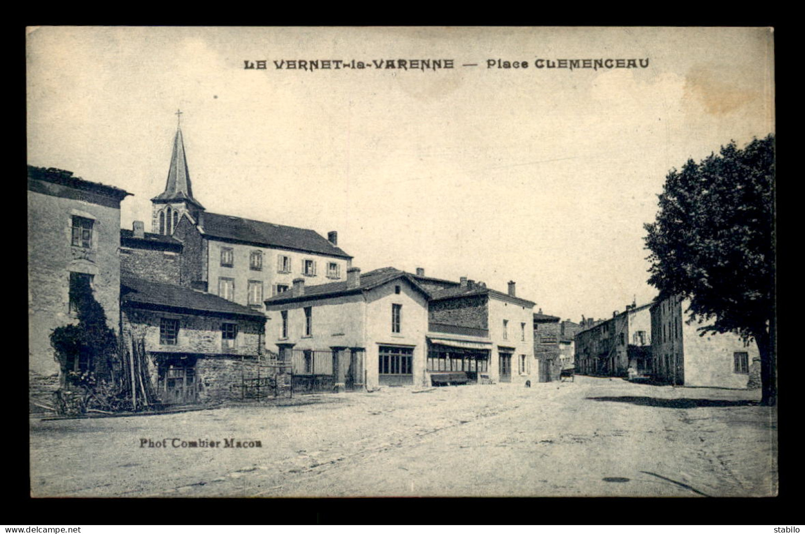 63 - LE VERNET-LA-VARENNE - PLACE CLEMENCEAU - Sonstige & Ohne Zuordnung