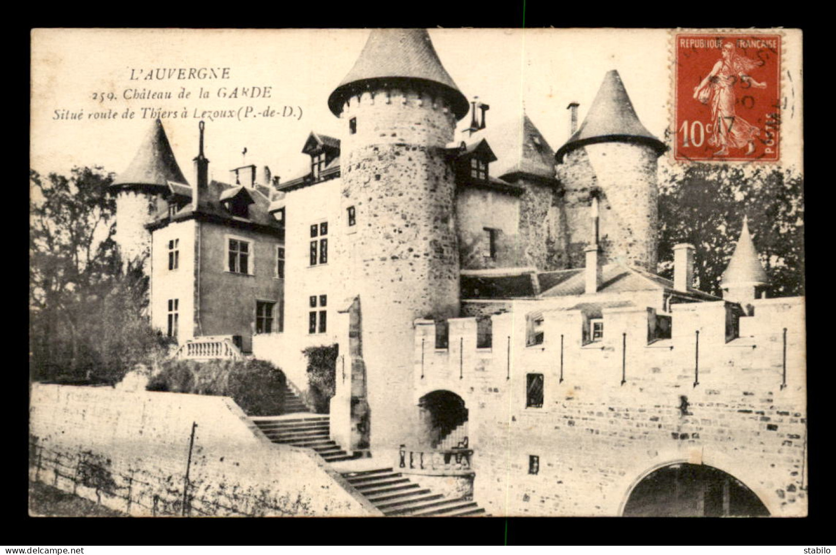 63 - CHATEAU DE LA GARDE - Sonstige & Ohne Zuordnung