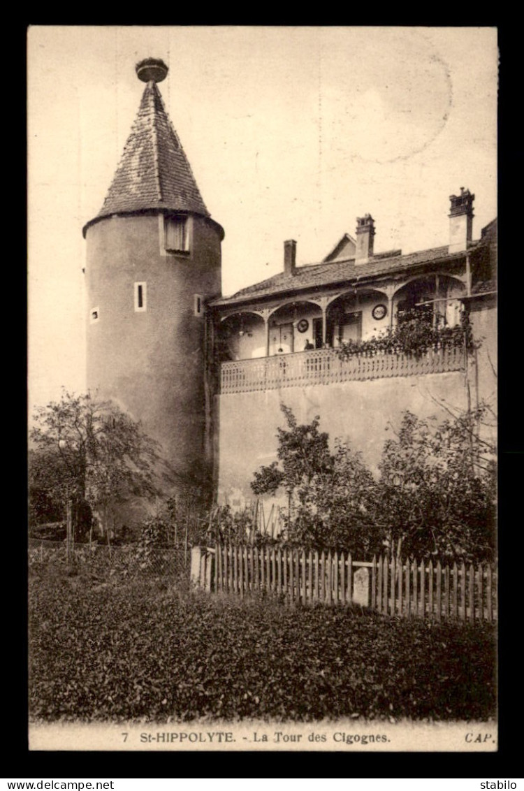 68 - ST-HIPPOLYTE - LA TOUR DES CIGOGNES - Autres & Non Classés