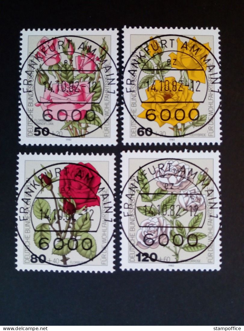 BERLIN MI-NR. 680-683 GESTEMPELT(USED) WOHLFAHRT 1982 GARTENROSEN - Oblitérés