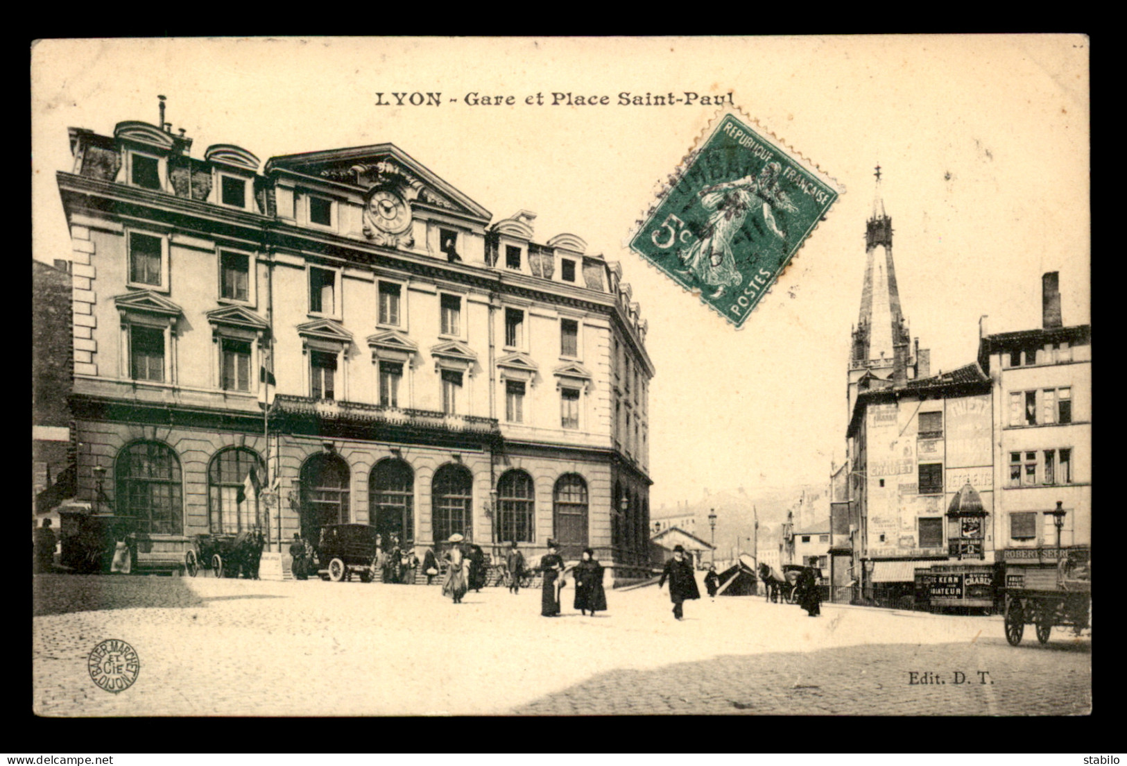 69 - LYON - 5EME - GARE ET PLACE ST-PAUL - Lyon 5