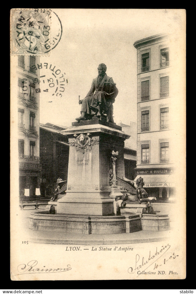 69 - LYON - 2EME - STATUE D'AMPERE - Lyon 2