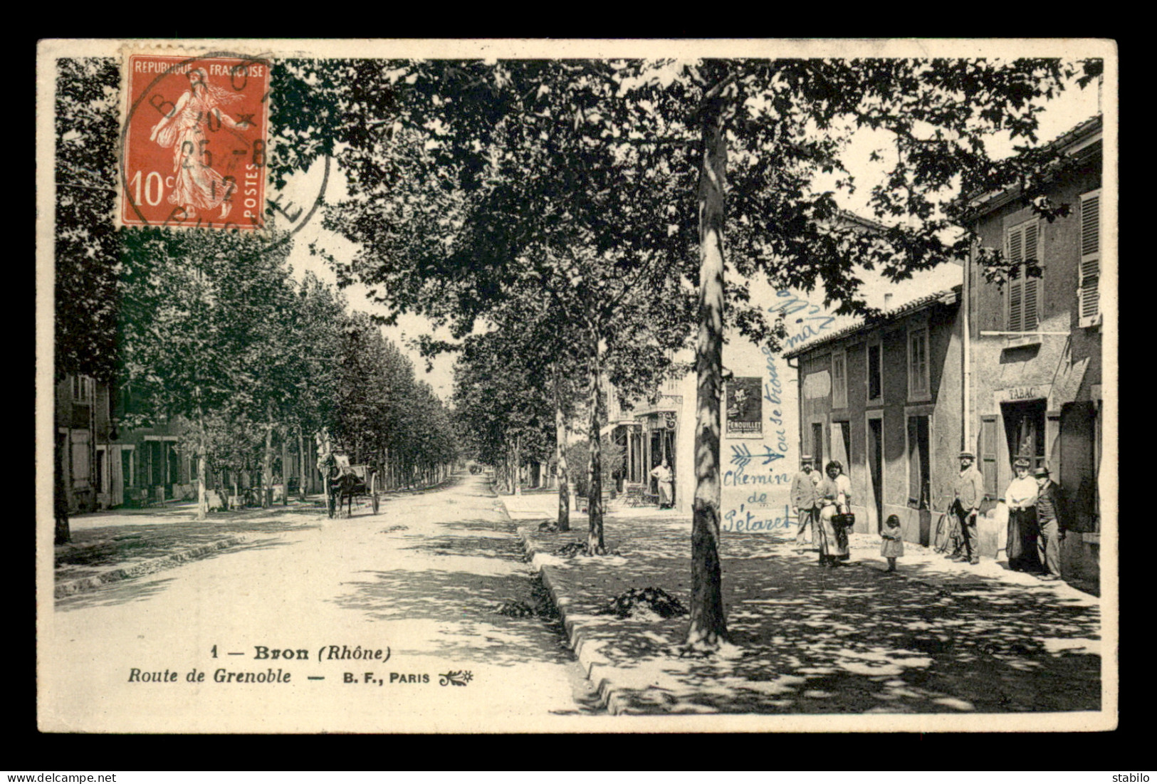 69 - BRON - ROUTE DE GRENOBLE - CHEMIN DE PETARET - Bron