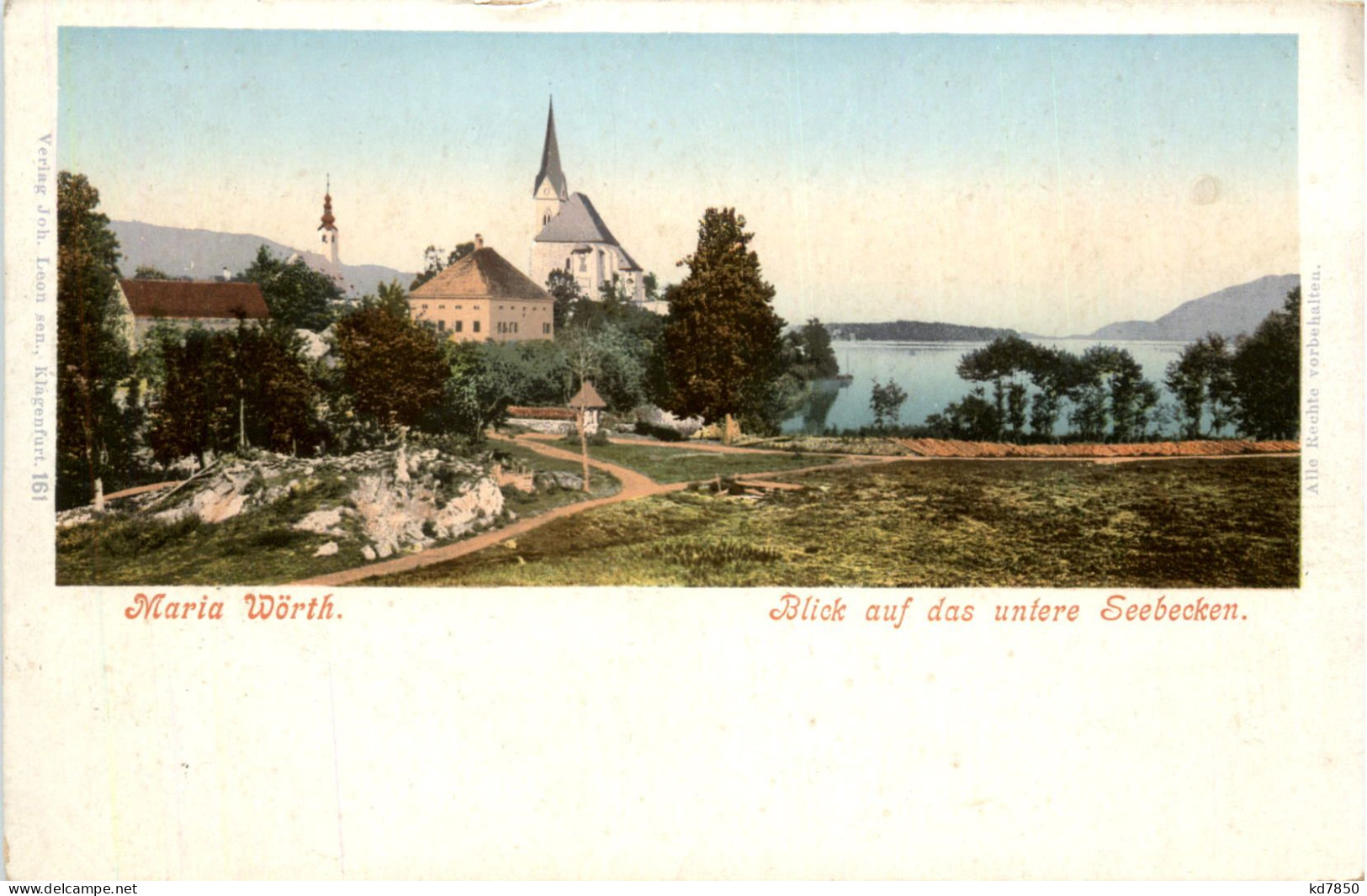 Maria Wörth, Am Wörthersee, Blick Auf Das Untere Seebecken - Klagenfurt