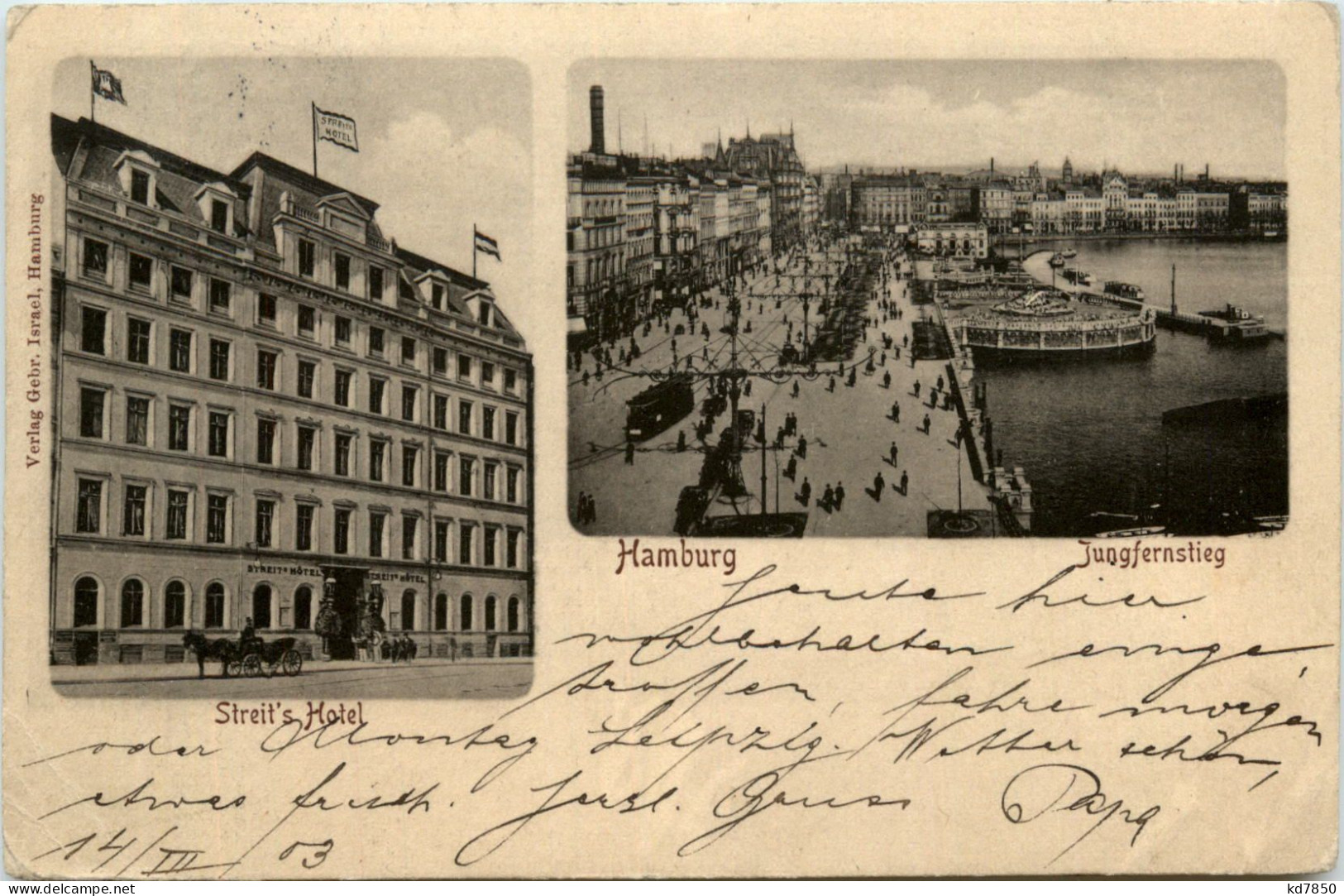 Hamburg, Streits Hotel, Jungferstieg - Other & Unclassified