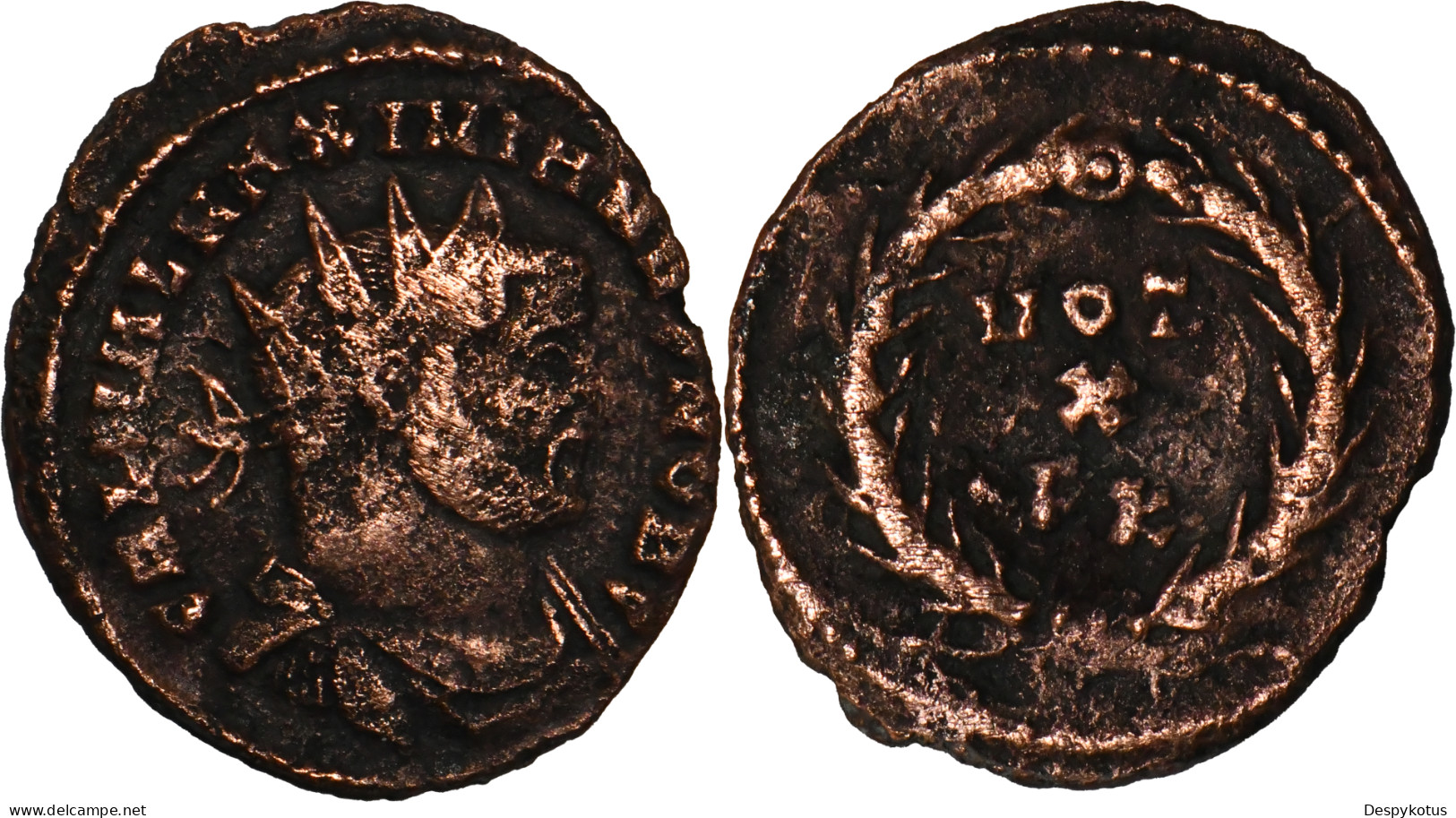 ROME - Aurelianus - GALERE - VOT X FK - 303 AD - RIC.35b - 19-169 - La Tétrarchie (284 à 307)