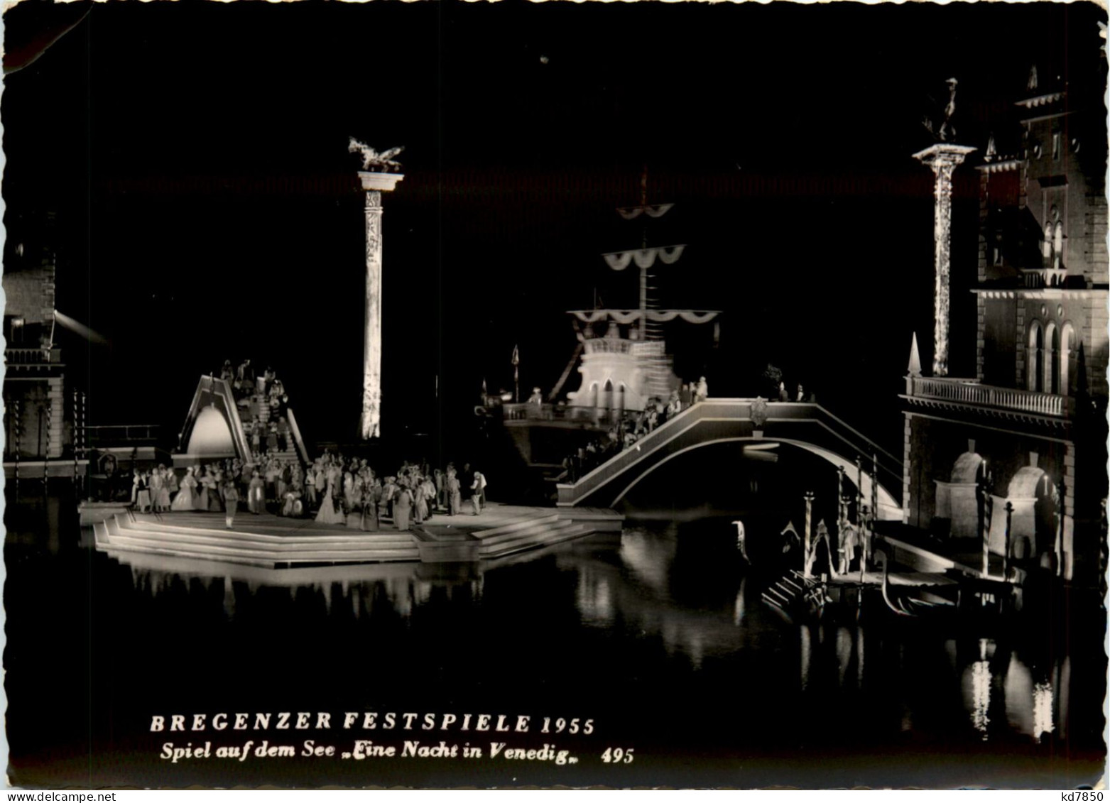 Bregenz, Festspiele - Spiel Auf Dem See, Eine Nacht In Venedig 1955 - Bregenz