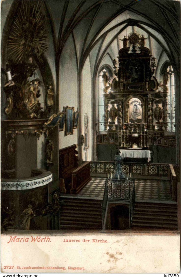 Maria Wörth, Am Wörthersee, Inneres Der Kirche - Klagenfurt