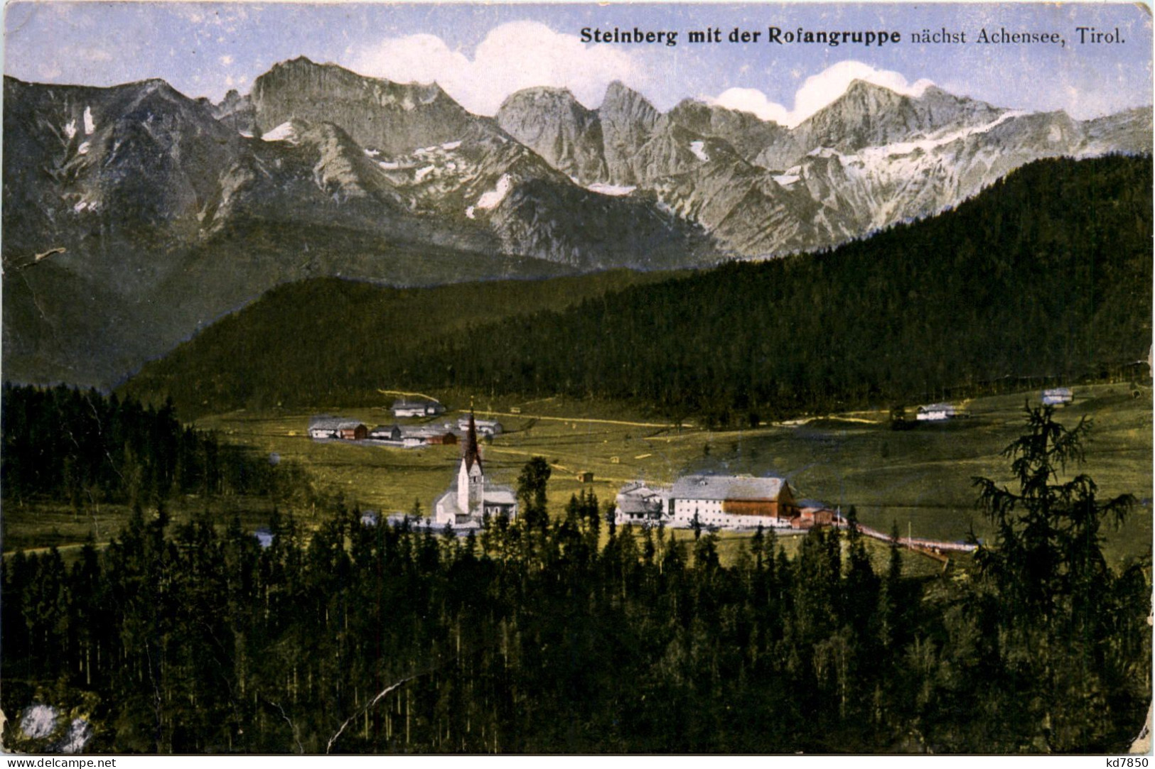 Achensee, Steinberg Mit Der Rofangruppe - Schwaz