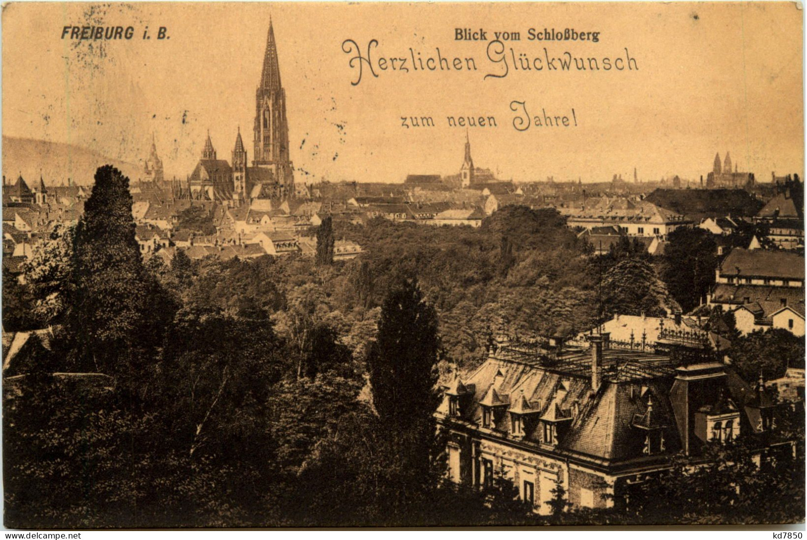 Freiburg I.Br., Blick Vom Schlossberg - Freiburg I. Br.