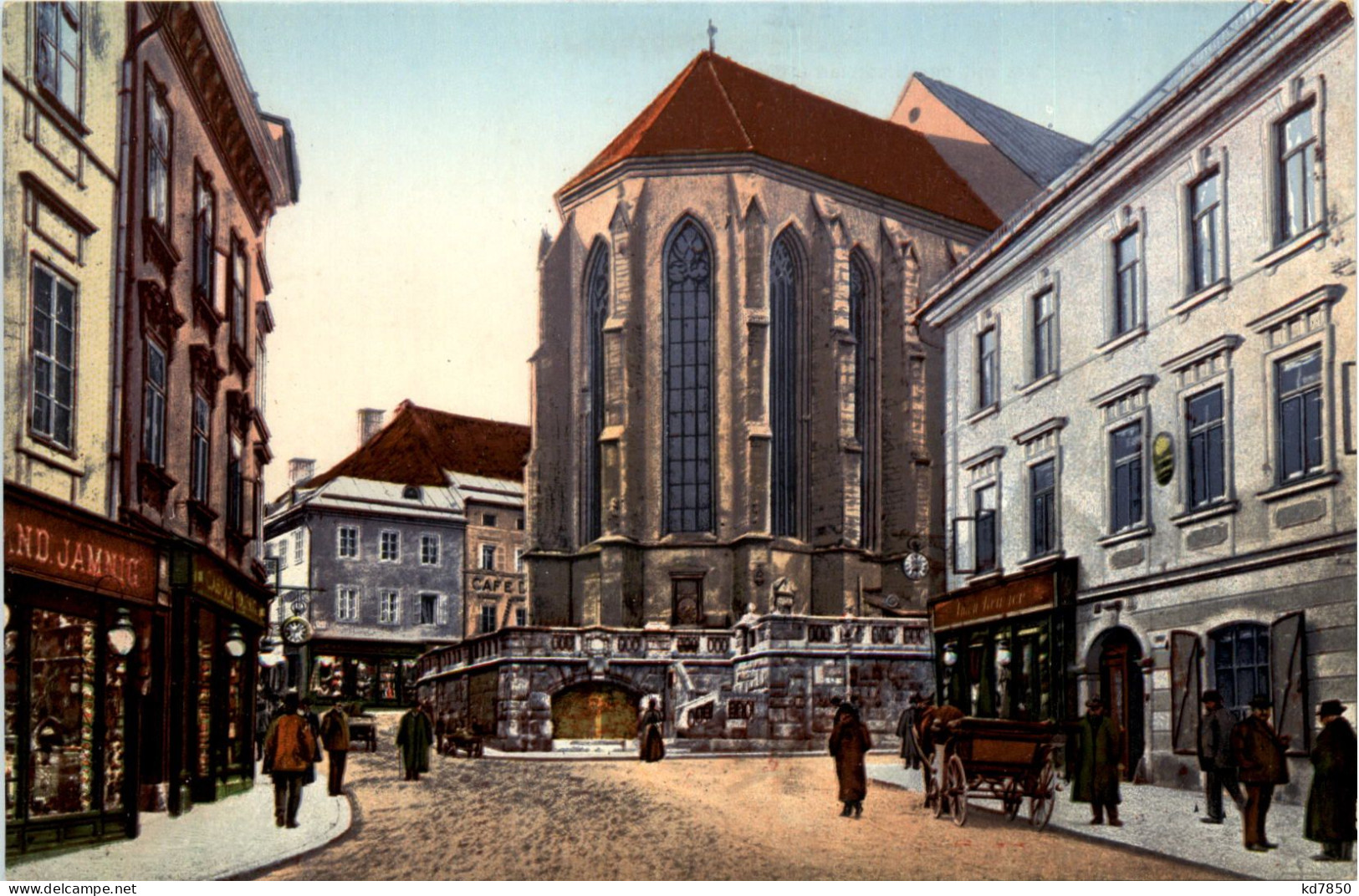 Villach, Hauptplatz Mit Der Stadtpfarrkirche - Villach