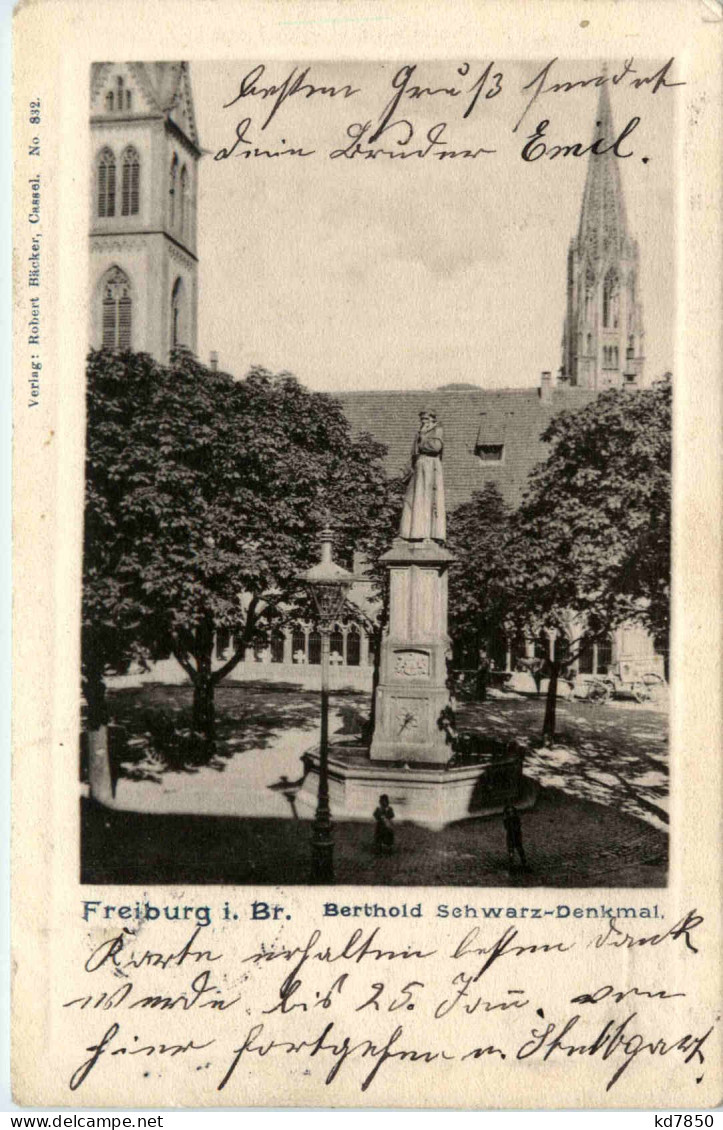 Freiburg I.Br., Berthold Schwarz-Denkmal - Freiburg I. Br.