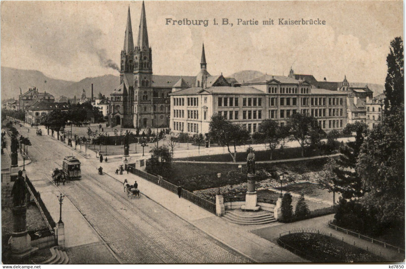 Freiburg I.Br., Partie Mit Kaiserbrücke - Freiburg I. Br.