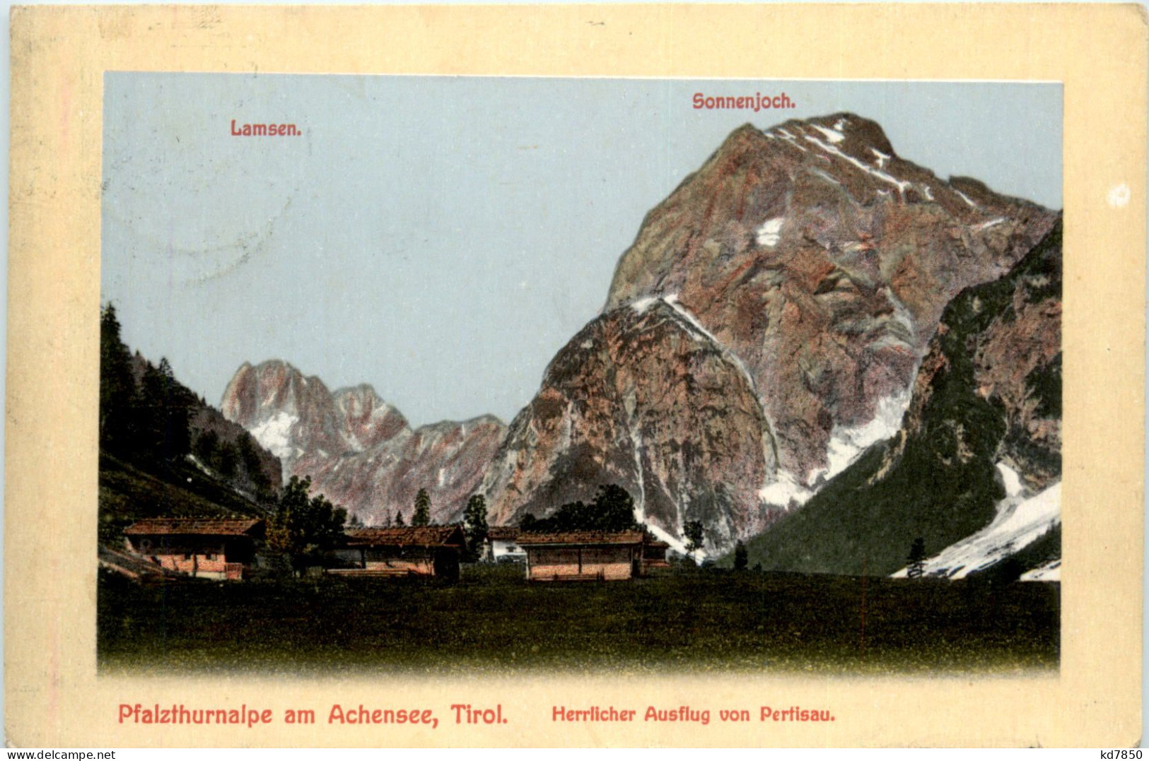 Achensee, Pfalzthurnalpe - Schwaz