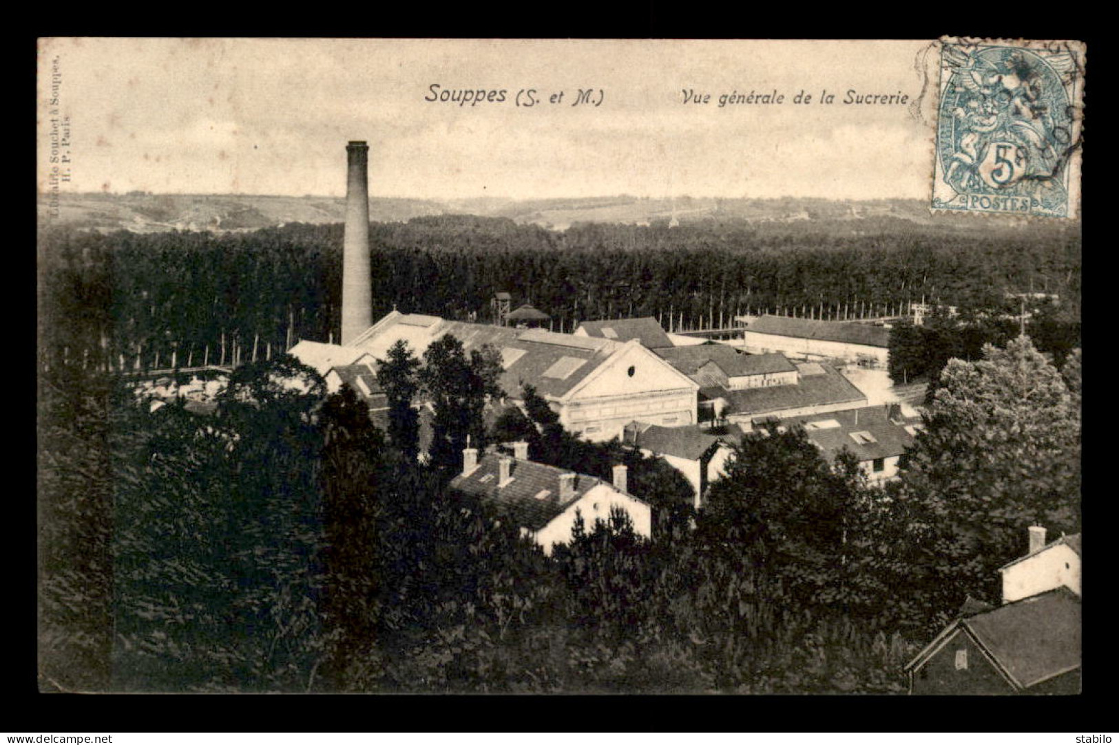 77 - SOUPPES - VUE GENERALE DE LA SUCRERIE - Souppes Sur Loing