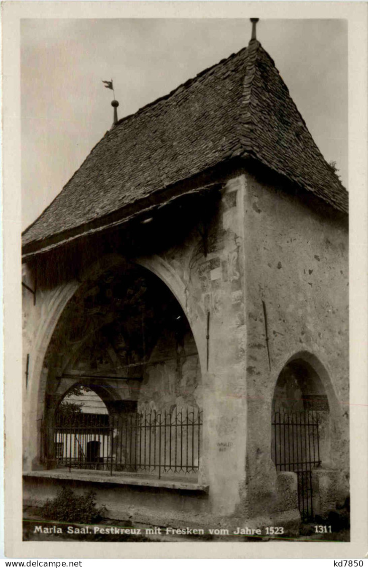 Maria-Saal, Pestkreuz Mit Fresken Vom Jahre 1523 - Klagenfurt