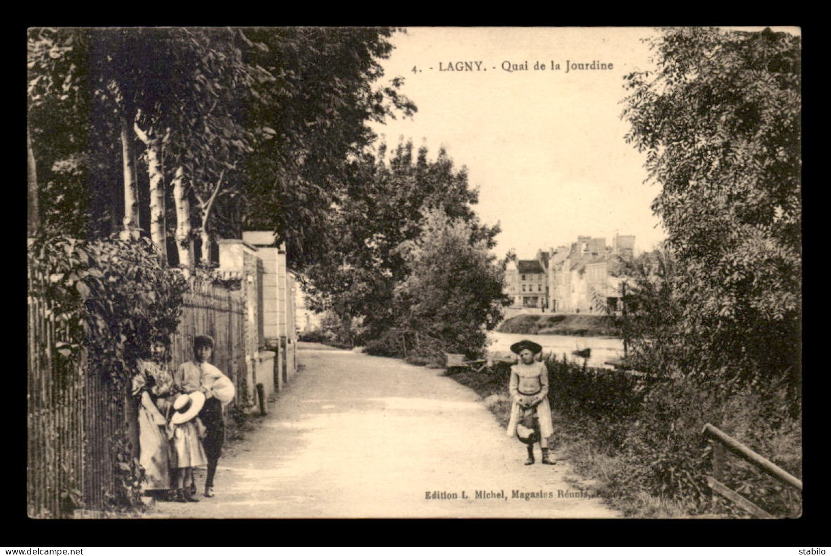 77 - LAGNY - QUAI DE LA JOURDINE - Lagny Sur Marne