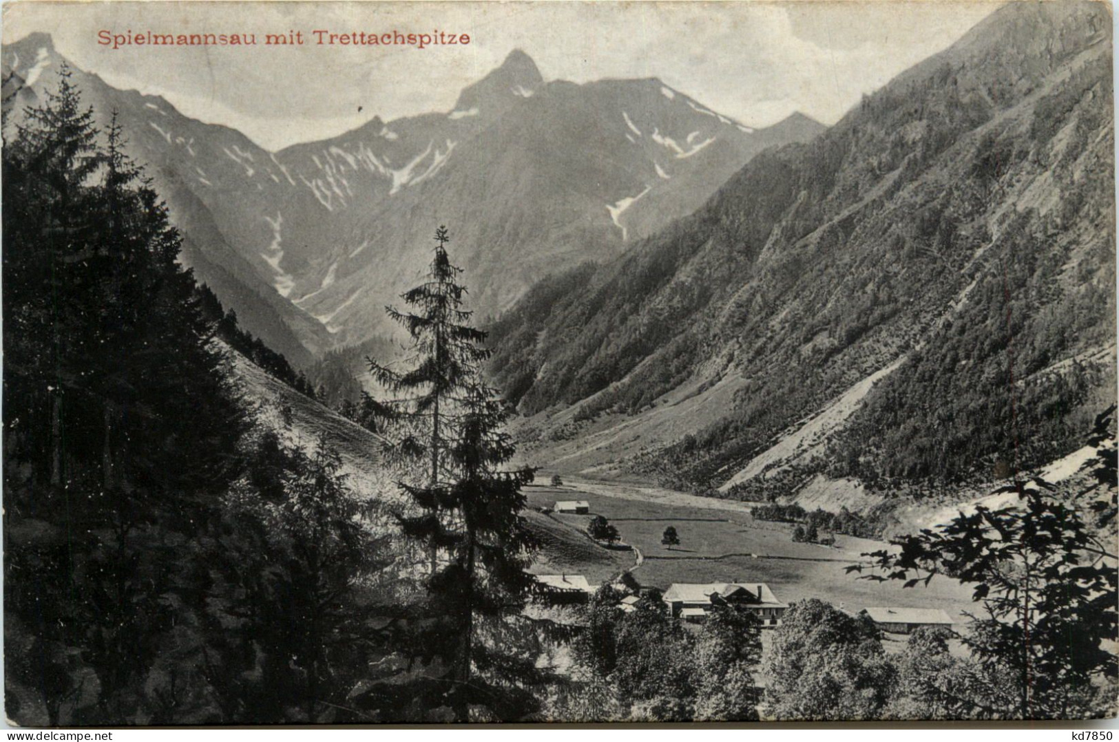 Oberstdorf, Spielmannsau , Mit Trettachspitze - Oberstdorf