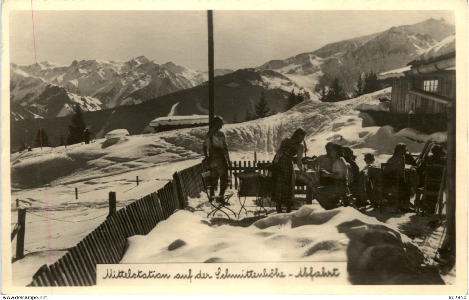 Zell Am See, Mittelstation Auf Der Schmittenhöhe, Abfahrt - Zell Am See