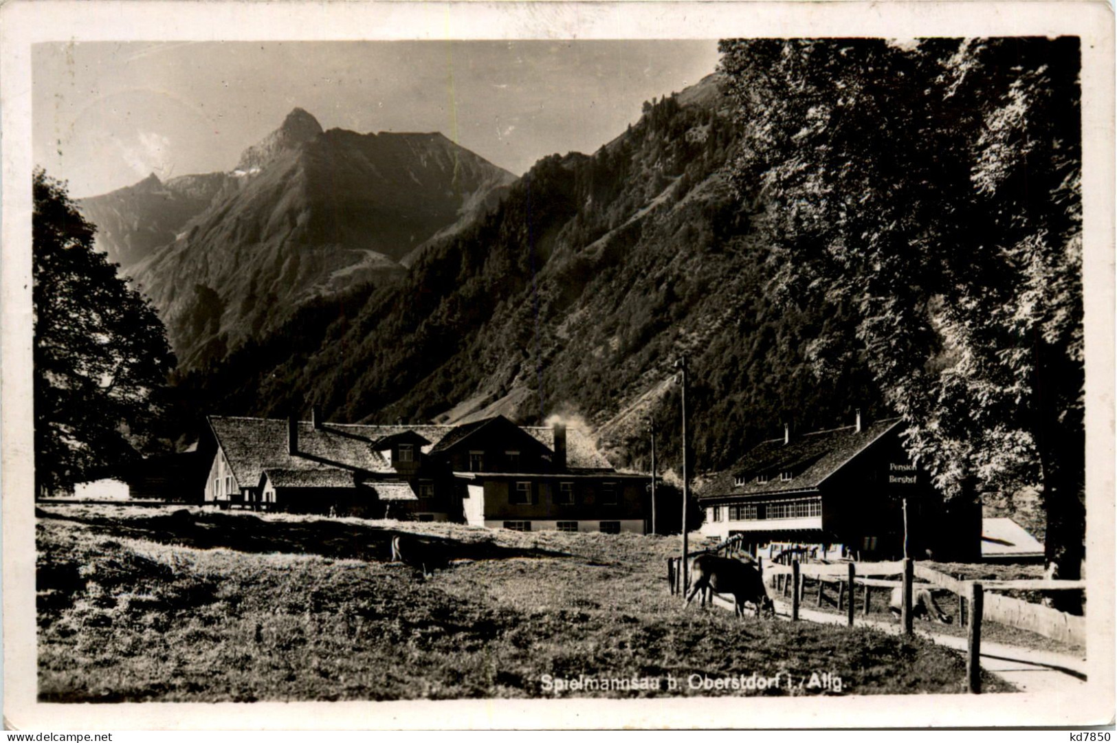 Oberstdorf, Spielmannsau Mit Trettachspitze - Oberstdorf