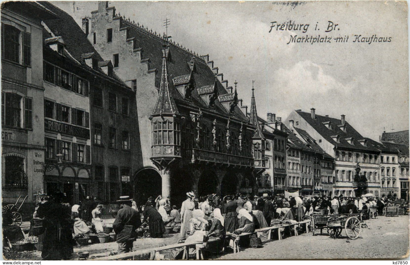 Freiburg I.Br., Marktplatz Mit Kaufhaus - Freiburg I. Br.