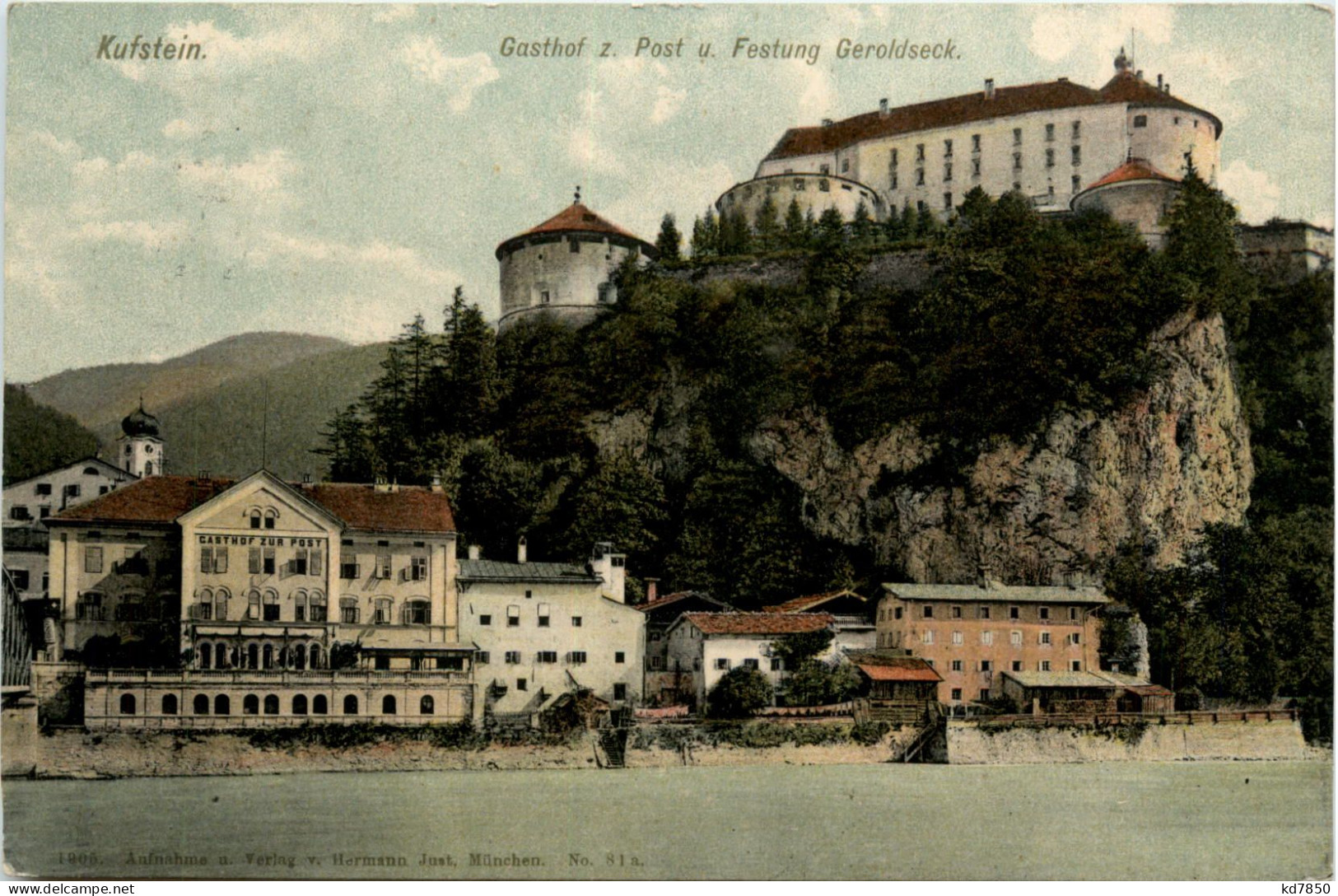 Kufstein, Gasthof Z.Post Und Festung Geroldseck - Kufstein