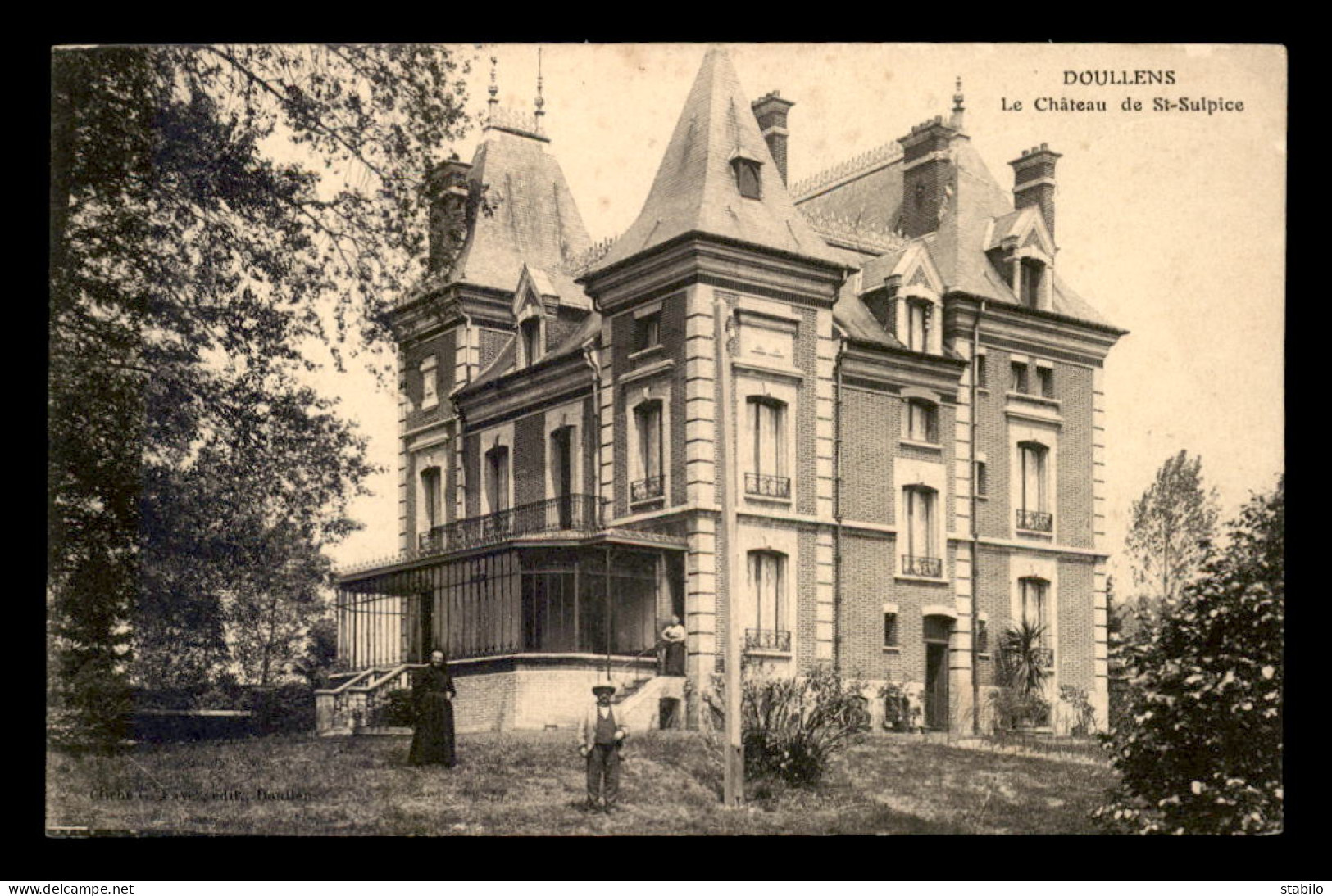 80 - DOULLENS - LE CHATEAU DE ST-SULPICE - Doullens