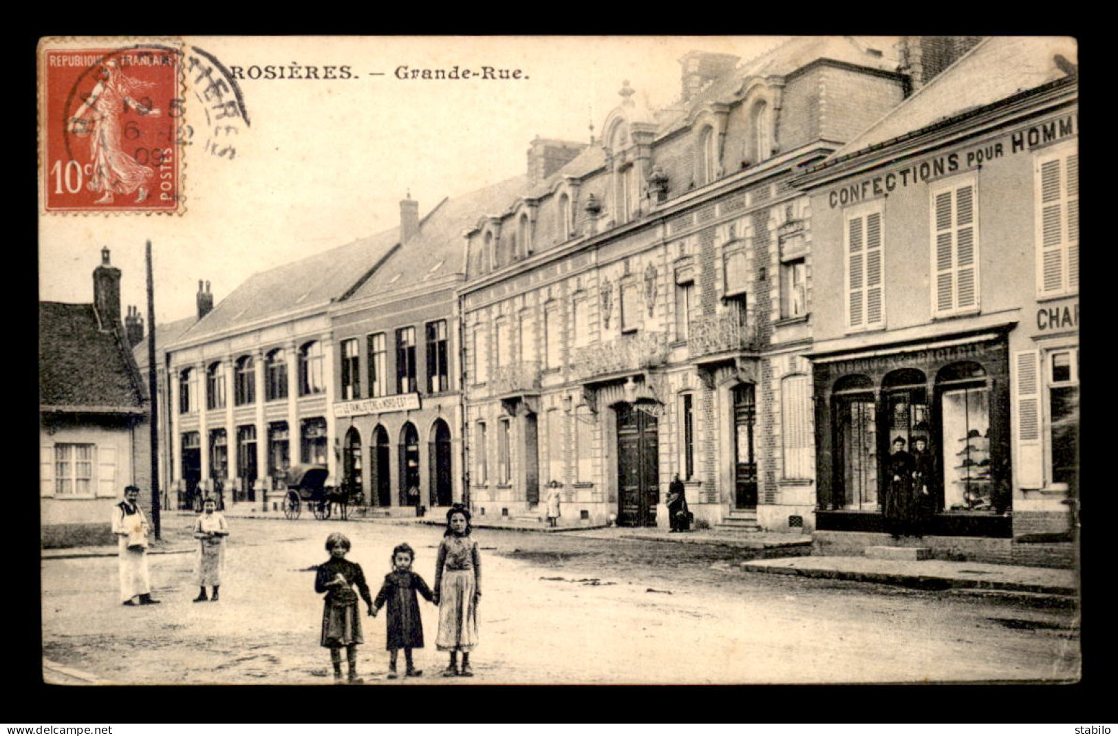 80 - ROSIERES - GRANDE RUE - Rosieres En Santerre