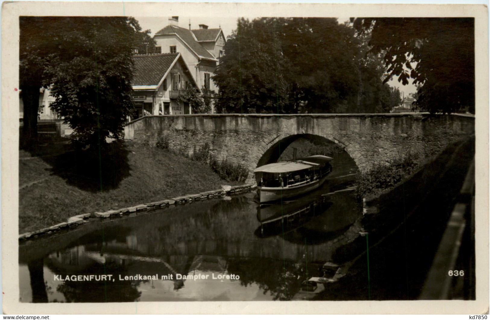 Klagenfurt, Landkanal Mit Damper Loretto - Klagenfurt